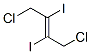 1,4-Dichloro-2,3-diiodo-2-butene Structure