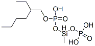 Methylsilanediol bis[phosphoric acid (2-ethylhexyl)] ester Structure