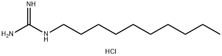 decylguanidine monohydrochloride Structure