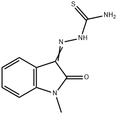 N-METHYLISATIN-3-THIOSEMICARBAZONE Structure