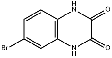 6-bromo-1,4-dihydro-quinoxaline-2,3-dione Structure