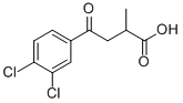 2-METHYL-4-OXO-4-(3',4'-DICHLOROPHENYL)BUTYRIC ACID 구조식 이미지