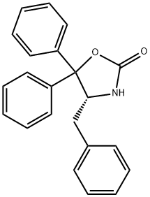 (R)-(+)-5,5-디페닐-4-벤질-2-옥사졸리디논 구조식 이미지