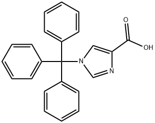 1-Trityl-1H-imidazole-4-carboxylic acid Structure