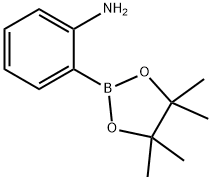 2-아미도페닐 붕소산 피나콜 에스테르 구조식 이미지