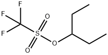 Methanesulfonic acid, trifluoro-, 1-ethylpropyl ester Structure