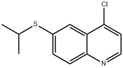 4-Chloro-6-(isopropylthio)quinoline Structure