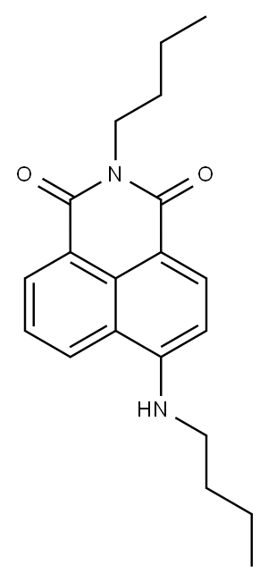 2-부틸-6-(부틸아미노)-1H-벤즈(디)이소퀴놀INE-1,3(2H)-디온 구조식 이미지