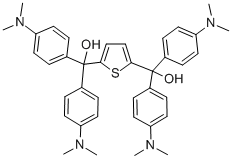 alpha,alpha,alpha',alpha'-Tetrakis[4-(dimethylamino)phenyl]-2,5-thiophenedimethanol Structure