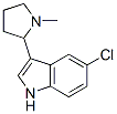 5-Chloro-3-(1-methyl-2-pyrrolidinyl)-1H-indole Structure