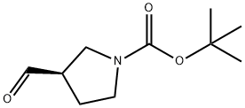 tert-butyl (R)-3-formylpyrrolidine-1-carboxylate Structure