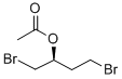 (S)-2-ACETOXY-1,4-DIBROMOBUTANE Structure