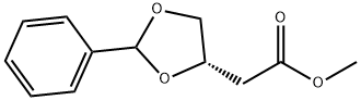 1,3-DIOXOLANE-4-ACETIC ACID, 2-PHENYL-, METHYL ESTER, (S) 구조식 이미지