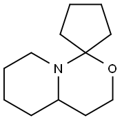 Spiro[cyclopentane-1,1-[1H,3H]pyrido[1,2-c][1,3]oxazine], hexahydro- (8CI) Structure
