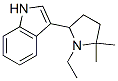 3-(1-Ethyl-5,5-dimethyl-2-pyrrolidinyl)-1H-indole 구조식 이미지