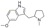 3-(N-메틸피롤리딘-2-일메틸)-5-메톡시인돌 구조식 이미지
