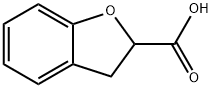 2,3-Dihydro-1-benzofuran-2-carboxylic acid 구조식 이미지
