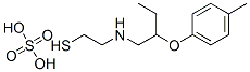 2-[2-(p-톨릴옥시)부틸]아미노에탄티올설페이트 구조식 이미지