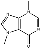 3,7-Dihydro-3,7-dimethyl-6H-purin-6-one Structure