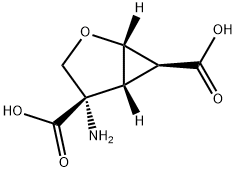 (1S,4S,5R,6S)-4-Amino-2-oxabicyclo[3.1.0]Hexane-4,6-Dicarboxylic Acid  Structure