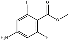 Benzoic acid, 4-amino-2,6-difluoro-, methyl ester (9CI) 구조식 이미지