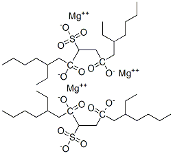 마그네슘1,4-비스(2-에틸헥실)2-술포나토숙시네이트 구조식 이미지