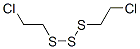 BIS(2-CHLOROETHYL)TRISULPHIDE Structure