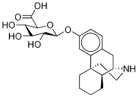 N-Desmethyl Dextrorphan -D-O-Glucuronide Structure