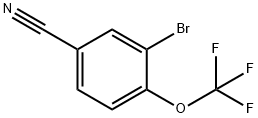 2-브로모-4-시아노-알파,알파,알파-트리플루오로아니솔 구조식 이미지