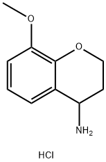 8-METHOXY-CHROMAN-4-YLAMINE HYDROCHLORIDE Structure