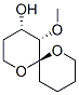 1,7-Dioxaspiro5.5undecan-4-ol, 5-methoxy-, (4.alpha.,5.alpha.,6.beta.)- Structure