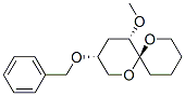 1,7-Dioxaspiro5.5undecane, 5-methoxy-3-(phenylmethoxy)-, (3.alpha.,5.alpha.,6.beta.)- 구조식 이미지