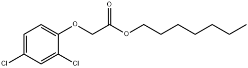 heptyl 2,4-dichlorophenoxyacetate  Structure