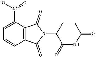 2-(2,6-dioxopiperidin-3-yl)-4-nitroisoindoline-1,3-dione 구조식 이미지