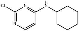 2-Chloro-N-cyclohexyl-4-pyrimidinamine 구조식 이미지