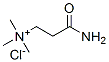 2-카바모일에틸-트리메틸-염화아자늄 구조식 이미지