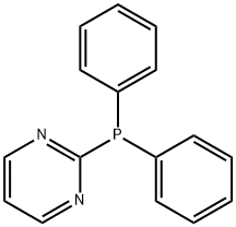 Pyrimidine, 2-(diphenylphosphino)- Structure