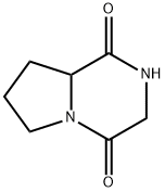 HEXAHYDROPYRROLO[1,2-A]PYRAZINE-1,4-DIONE Structure