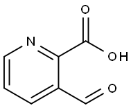 Picolinic acid, 3-formyl- (6CI,8CI) Structure