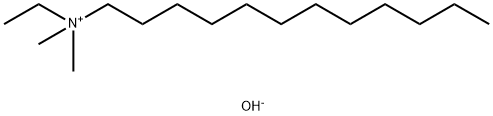 DIMETHYLDODECYLETHYLAMMONIUM HYDROXIDE Structure