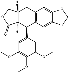 Desoxypodophyllotoxin Structure
