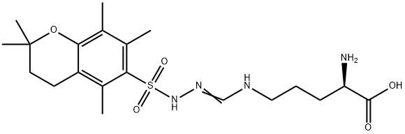 H-D-ARG(PMC)-OH Structure