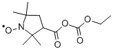 3-[(ETHOXYCARBONYL)OXYCARBONYL]-2,5-DIHYDRO-2,2,5,5-TETRAMETHYL-1H-PYRROL-1-YLOXY 구조식 이미지