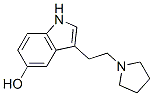 3-[2-(1-Pyrrolidinyl)ethyl]-1H-indol-5-ol 구조식 이미지