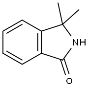 2,3-dihydro-3,3-diMethyl-1H-Isoindol-1-one Structure