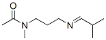 아세트아미드,N-메틸-N-[3-[(2-메틸프로필리덴)아미노]프로필]- 구조식 이미지