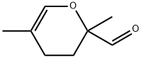 3,4-dihydro-2,5-dimethyl-2H-pyran-2-carbaldehyde Structure
