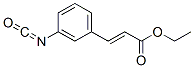 에틸3-(3-이소시아네이토페닐)아크릴레이트 구조식 이미지