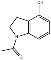 1-(4-hydroxyindolin-1-yl)ethanone Structure