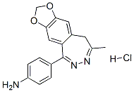 1-(4-Aminophenyl)-4-methyl-7,8-methylenedioxy-5H-2,3-benzodiazepine  hydrochloride 구조식 이미지